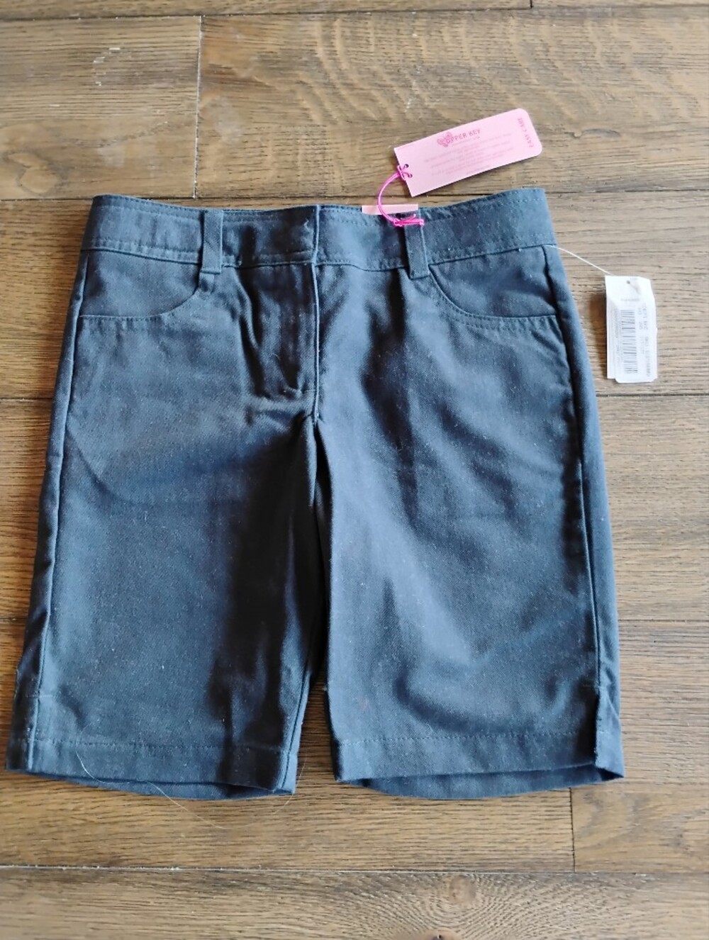 Copper Key Blue girls Pull-On School Shorts